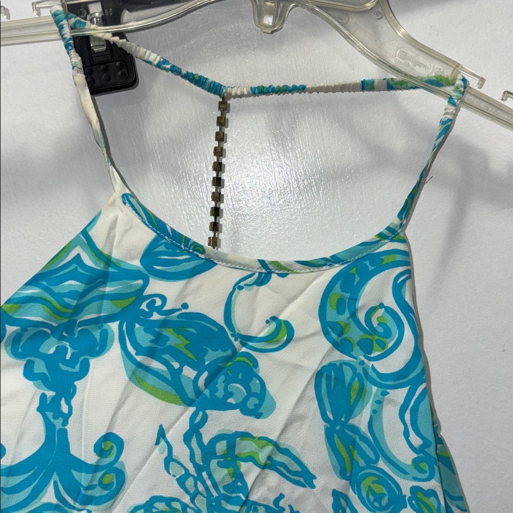 Lilly Pulitzer Vibrant Blue and White Dress size 4 - Picture 2 of 6